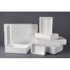 Caissettes en polystyrène expansé