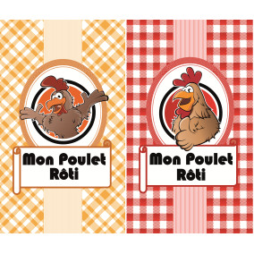 Sacs poulet "Mon Poulet Rôti"