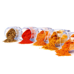 Epices et herbes aromatiques deshydratées