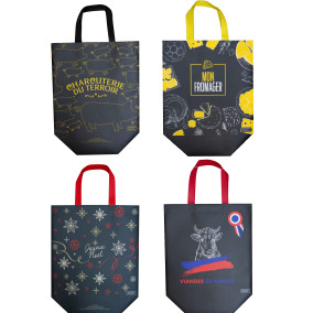 Sacs cabas couture collée à thème